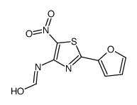N-[2-(furan-2-yl)-5-nitro-1,3-thiazol-4-yl]formamide结构式