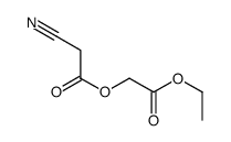 (2-ethoxy-2-oxoethyl) 2-cyanoacetate结构式