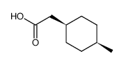 (cis-4-methyl-cyclohexyl)-acetic acid Structure