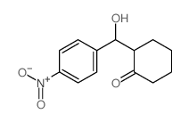 2-[hydroxy-(4-nitrophenyl)methyl]cyclohexan-1-one Structure