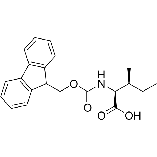 Fmoc-L-异亮氨酸结构式