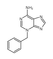 3-苄基腺嘌呤结构式