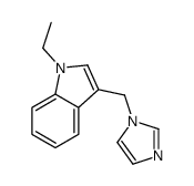 1-ethyl-3-(imidazol-1-ylmethyl)indole Structure