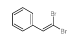 (2,2-Dibromovinyl)benzene structure