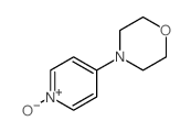 Morpholine,4-(1-oxido-4-pyridinyl)- Structure