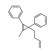 (1-but-3-enyl-2-methyl-3-phenylcycloprop-2-en-1-yl)benzene Structure