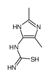 (9CI)-(2,5-二甲基-1H-咪唑-4-基)-硫脲结构式