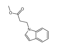 methyl 3-indol-1-ylpropanoate结构式