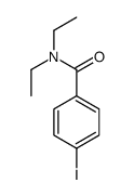 N,N-二乙基-4-碘苯甲酰胺结构式