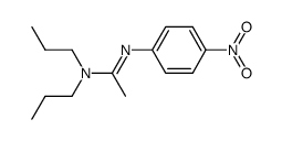 N'-(4-nitrophenyl)-N,N-dipropylacetamidine Structure