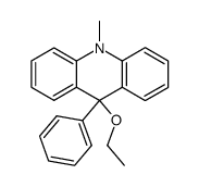 9-phenyl-9-ethoxy-10-methylacridine Structure