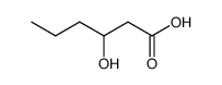 [R,(-)]-3-Hydroxyhexanoic acid Structure