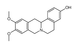 10,11-dimethoxy-3-hydroxy-5,6,13,13a-tetrahydro-8H-dibenzo[a,g]quinolizine Structure