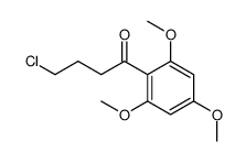 4-氯-1-(2,4,6-三甲氧苯基)丁烷-1-酮结构式