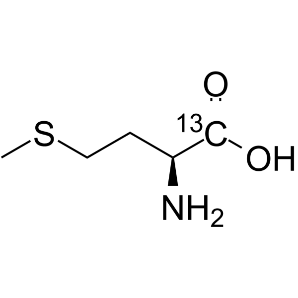L-蛋氨酸-1-13C结构式