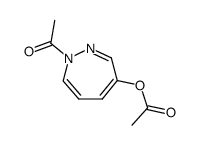 1-acetyl-1H-1,2-diazepin-4-yl acetate结构式