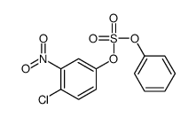 (4-chloro-3-nitrophenyl) phenyl sulfate Structure