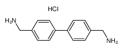 4,4'-bis-aminomethyl-biphenyl, dihydrochloride Structure