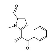 1-methyl-5-(2-oxo-2-phenylacetyl)pyrrole-2-carbaldehyde结构式