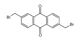 2,6-bis-bromomethyl-anthraquinone-9,10结构式