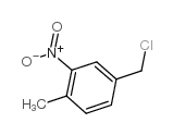 4-甲基-3-硝基氯苄结构式