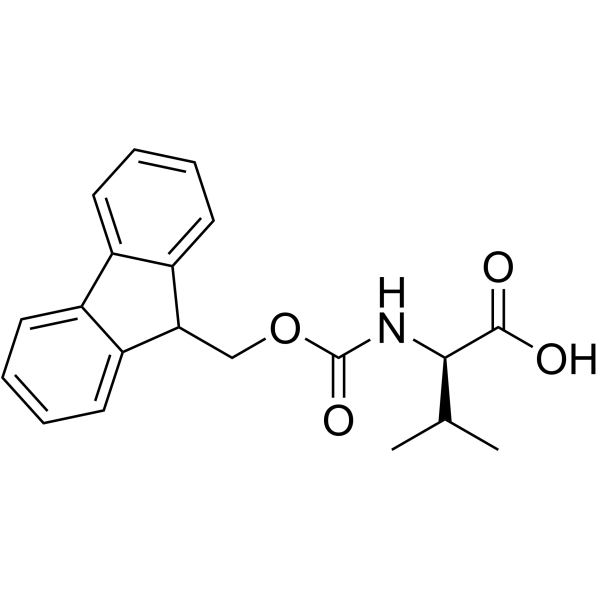 FMOC-D-缬氨酸结构式