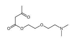 2-[2-(dimethylamino)ethoxy]ethyl acetoacetate Structure