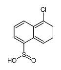 5-chloro-naphthalene-1-sulfinic acid结构式