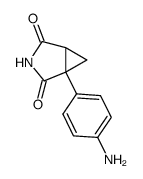 1-(4-Aminophenyl)-3-azabicyclo[3.1.0]hexan-2,4-dione结构式
