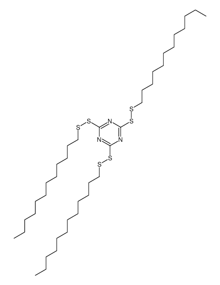 2,4,6-tris(dodecyldisulfanyl)-1,3,5-triazine Structure