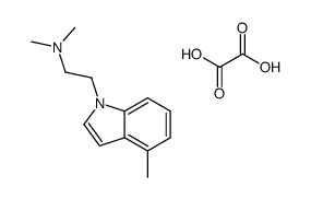 N,N-dimethyl-2-(4-methylindol-1-yl)ethanamine,oxalic acid Structure