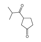 3-(2-methylpropanoyl)cyclopentan-1-one结构式