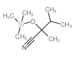 2,3-DIMETHYL-2-((TRIMETHYLSILYL)OXY)BUTANENITRILE Structure