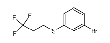 1-溴-3-(3,3,3-三氟-丙基磺酰基)-苯结构式
