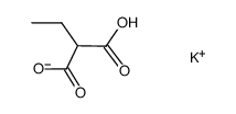 potassium hydrogen ethylmalonate Structure