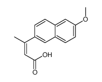 3-(6-methoxynaphthalen-2-yl)but-2-enoic acid结构式