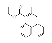 ethyl 3-methyl-5-pyridin-2-ylocta-2,7-dienoate Structure