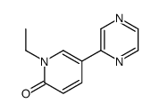 1-ethyl-5-pyrazin-2-ylpyridin-2-one Structure