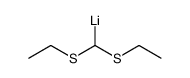 Lithium, [bis(ethylthio)methyl] Structure