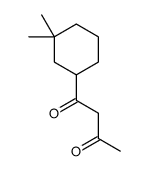 1-(3,3-dimethylcyclohexyl)butane-1,3-dione Structure