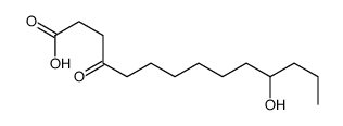 11-hydroxy-4-oxotetradecanoic acid Structure