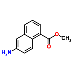 6-氨基-萘-1-羧酸甲酯结构式