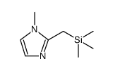 1H-Imidazole, 1-methyl-2-[(trimethylsilyl)methyl] Structure
