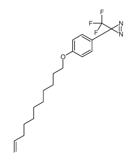 3-(trifluoromethyl)-3-(4-undec-10-enoxyphenyl)diazirine结构式