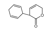 (5R)-5-cyclohexa-2,5-dien-1-yl-2,5-dihydropyran-6-one结构式