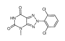 2-(2,6-dichloro-phenyl)-4-methyl-2,4-dihydro-[1,2,3]triazolo[4,5-d]pyrimidine-5,7-dione Structure