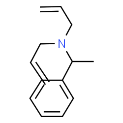 N-Allyl-N-(1-phenylethyl)prop-2-en-1-amine Structure