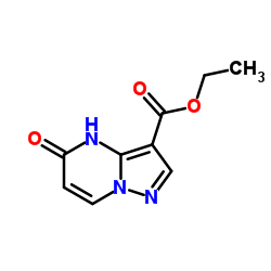 5-氧代-4,5-二氢吡唑[1,5-a]嘧啶-3-甲酸乙酯结构式