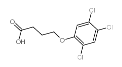 4-(2,4,5-Trichlorophenoxy)butyric acid Structure