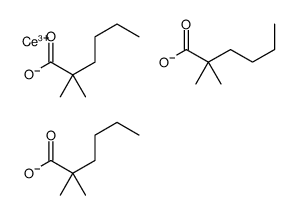 dimethylhexanoic acid, cerium salt structure